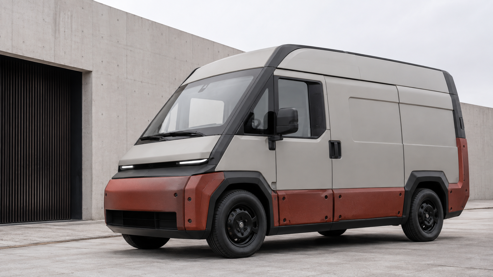 Project ReSkin concept van with colour-through sacrificial lower body modules